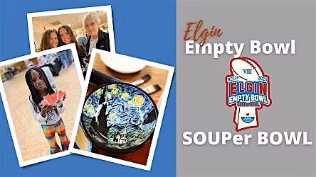 8th Annual Elgin Empty Bowl "SOUPer Bowl" Event