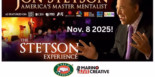 Mentalist, Mindreader & Comedian JON STETSON: Granby Italian Club