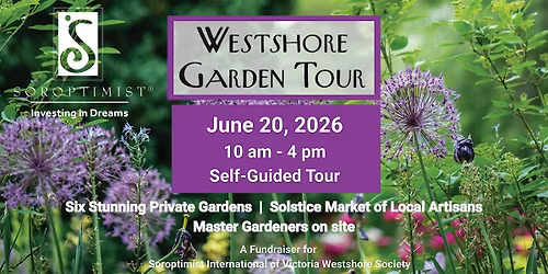 Soroptimist Westshore Victoria Garden Tour 2026