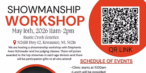 Showmanship Workshop