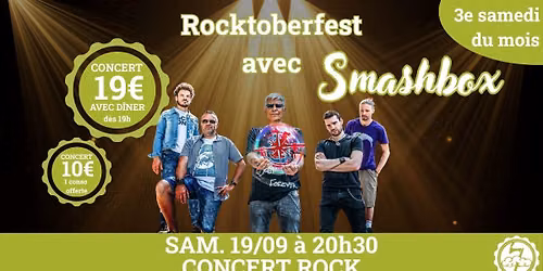 Rocktober fest avec Smashbox