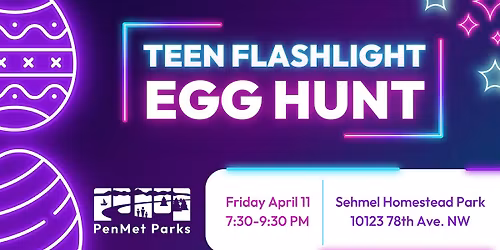 Teen Flashlight Egg Hunt