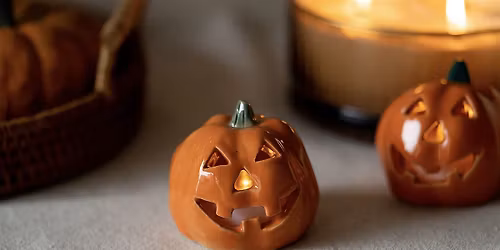 Pottery Pumpkin Workshop - Make your own Candle Holder