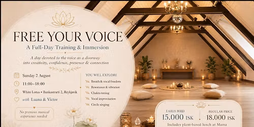 Free Your Voice \u2014 A Full-Day Training & Immersion