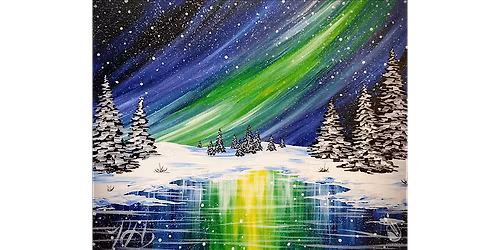 Starry Northern Lights - Paint and Sip in Denver | Classpop!\u2122