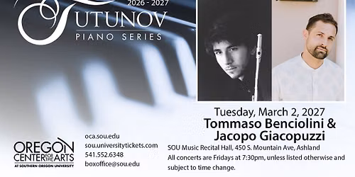 Tutunov Piano Series: Tommaso Benciolini & Jacopo Giacopuzzi