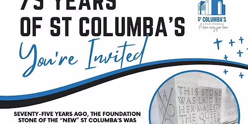 75th Anniversary of the Laying of the Foundation Stone - Lunch ticket only