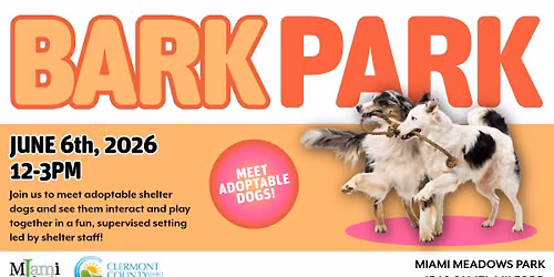 Bark Park Adoption Event