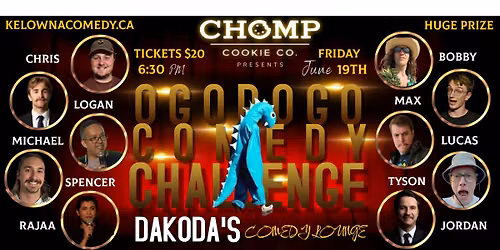 Chomp Cookie Co presents the Ogopogo Comedy Challenge