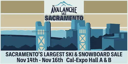 FREE ENTRY TICKETS to the Avalanche Sale Sacramento, CA, Nov 14-16, 2025