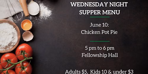 Wednesday Night Supper