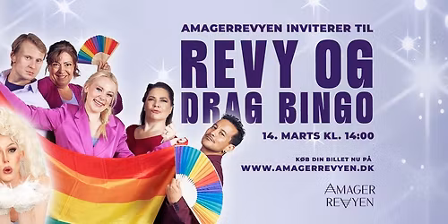 \ud83c\udf08\u2728 REVY & DRAGBINGO \u2013 AMAGER REVYEN 2026 \u2728\ud83c\udf08