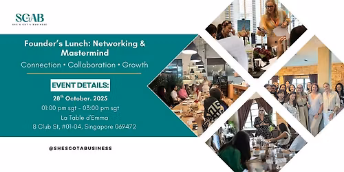 Founder's Lunch: Networking & Mastermind
