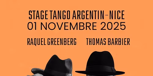 STAGE TANGO RAQUEL GREENBERG & THOMAS BARBIER