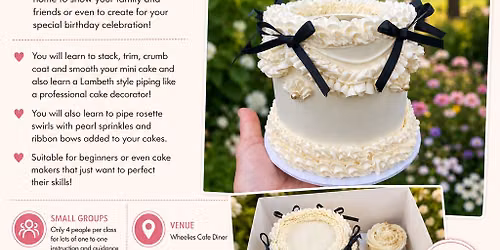 Cake decorating workshop