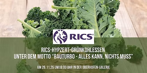 RICS in Germany - HypZert-Gr\u00fcnkohlessen mit dem Bauturbo