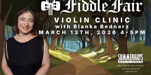 Violin Clinic with Blanka Bednarz