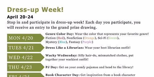 Library Dress-up Week