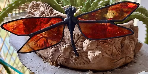 Stained Glass Dragonfly