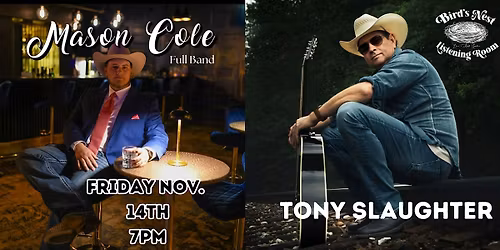 Mason Cole (full band) with Tony Slaughter at Bird's Nest - Dunn