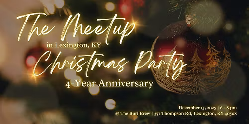 Lexington Real Estate Networking Meet Up Christmas Party!