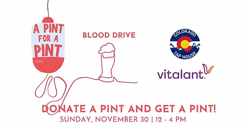 A Pint for a Pint Blood Drive with Vitalant