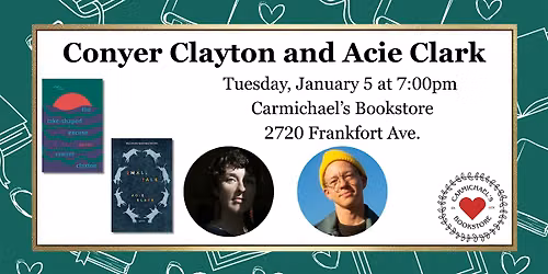 An Evening of Poetry with Conyer Clayton and Acie Clark
