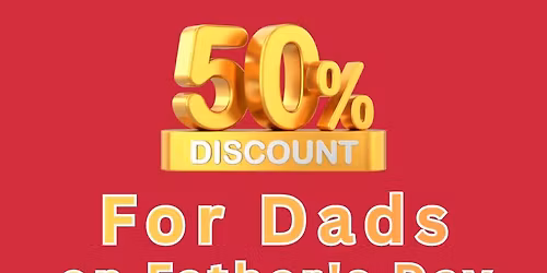 Father's Day - Dads Throw 1\/2 Price and Kids Throw the Price of Their Age