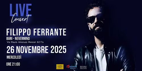 Filippo Ferrante \u2013 Concerto Live a Bari