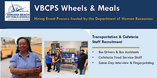 VBCPS Wheels & Meals Hiring Event