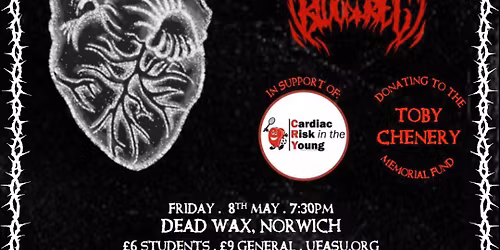 UEA RAMS Presents: Killerkorp, Intruder and Bloodkrieg in Support of CRY!