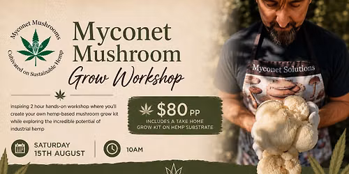 Myconet Mushroom Grow Workshop