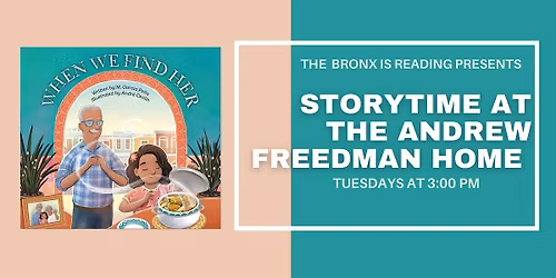 Storytime with M. Garc\u00eda Pe\u00f1a Featuring: When We Find Her