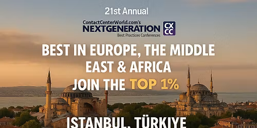Next Generation CC & CX Best Practices Europe, Middle East & Africa