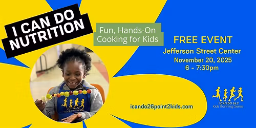 I Can Do Nutrition: Fun, Hands-On Cooking for Kids (Ages 4\u201312) - November