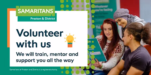 Volunteer information evening \u2013 Preston Samaritans
