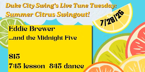 Live Tune Tuesday: Summer Citrus Swingout