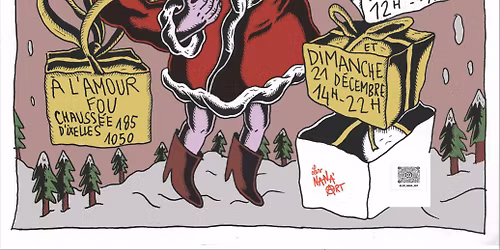 March\u00e9 de Noel Nana'art et L'amour fou