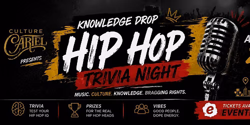 Knowledge Drop: Hip Hop Trivia Night!