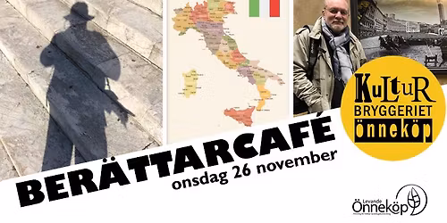 Murlo, en k\u00e4rlekshistoria till en italiensk by. Ber\u00e4ttarcaf\u00e9 med G\u00f6ran S\u00f6derberg