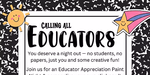 Educators Holiday Paint n Sip