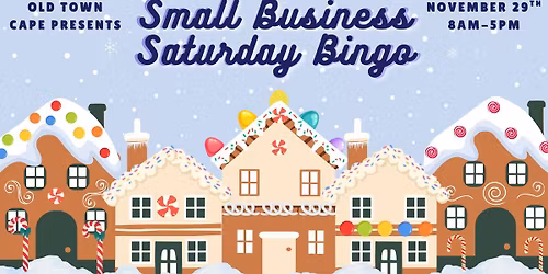 2025 Small Business Saturday Bingo