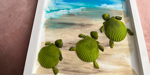 Shell flamingos \/ turtle