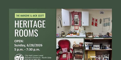 Heritage Rooms Open