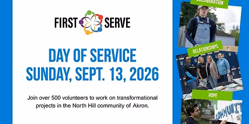 First Serve Day of Service 2026