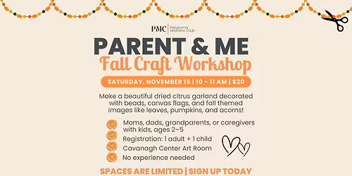 Parent & Me Fall Craft Workshop