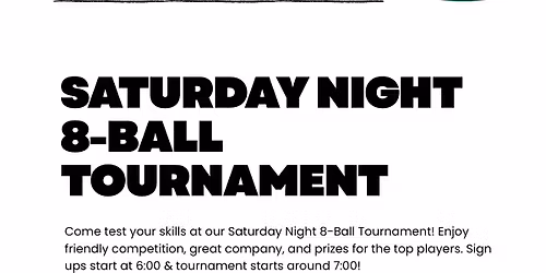 8 ball pool tournament