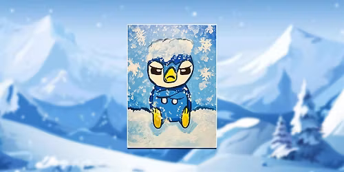 Snowy Piplup Paint-N-Sip