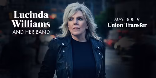 An evening with Lucinda Williams and her band