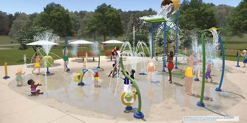 Texas Corners Splash Pad Playdate